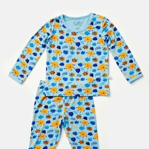 Clover Baby & Kids - Hanukkah Dreidels Long Sleeve Pajama Set